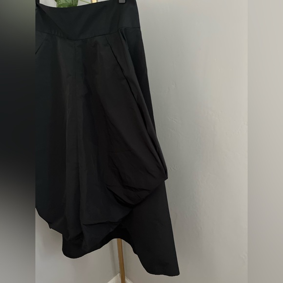 Zero + Maria Cornejo Black Geometric Skirt NWT ~ Size 2 - Picture 6 of 12